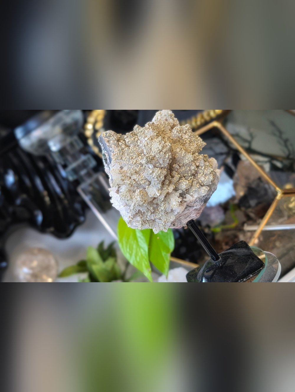 Brazil Amethyst Crystal Cluster on Stand